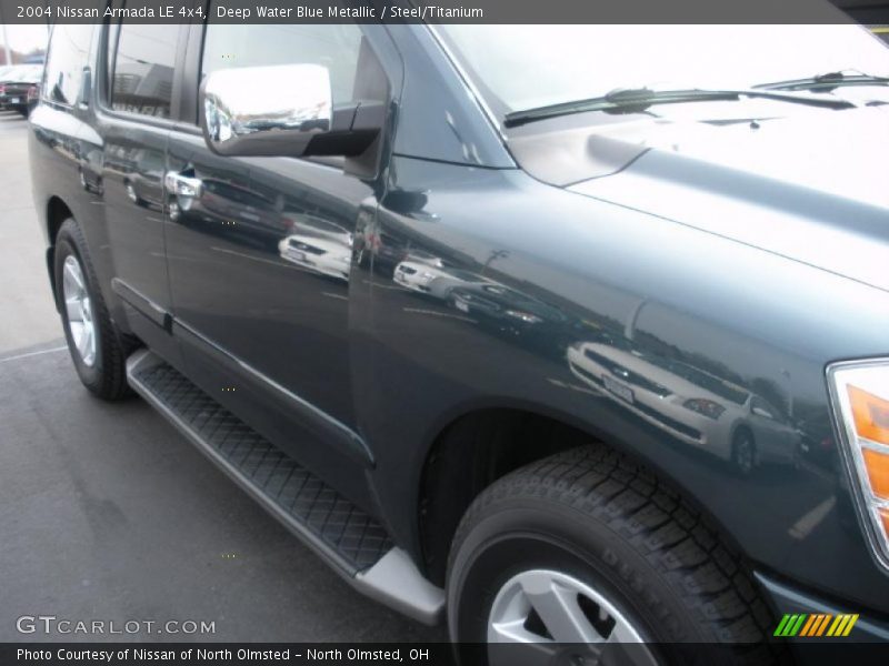 Deep Water Blue Metallic / Steel/Titanium 2004 Nissan Armada LE 4x4