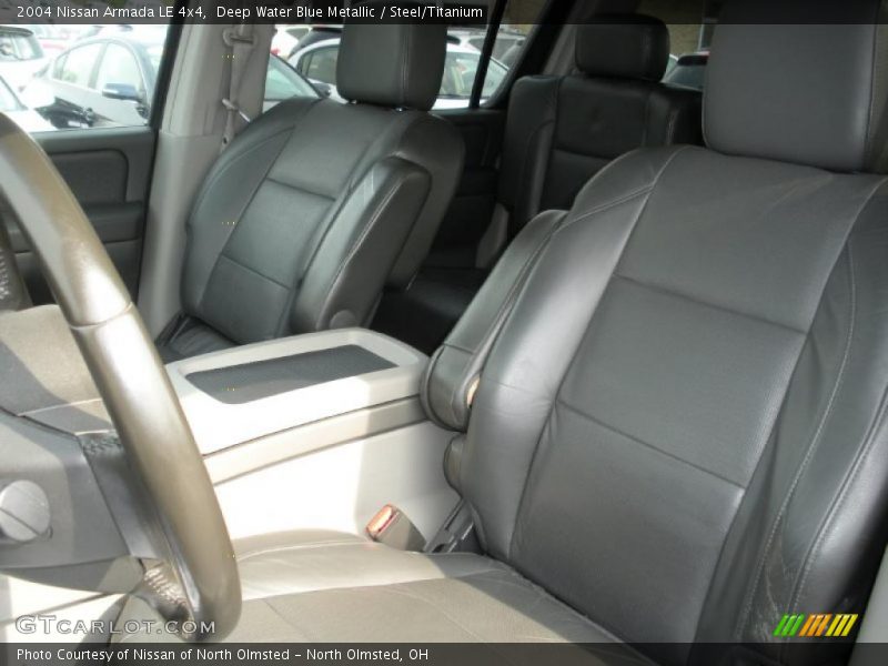 Deep Water Blue Metallic / Steel/Titanium 2004 Nissan Armada LE 4x4