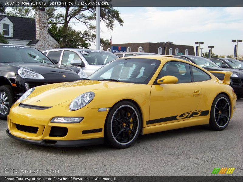 Speed Yellow / Black w/Alcantara 2007 Porsche 911 GT3