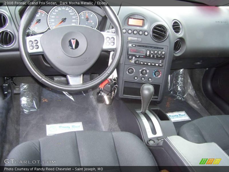 Dark Mocha Metallic / Ebony 2008 Pontiac Grand Prix Sedan