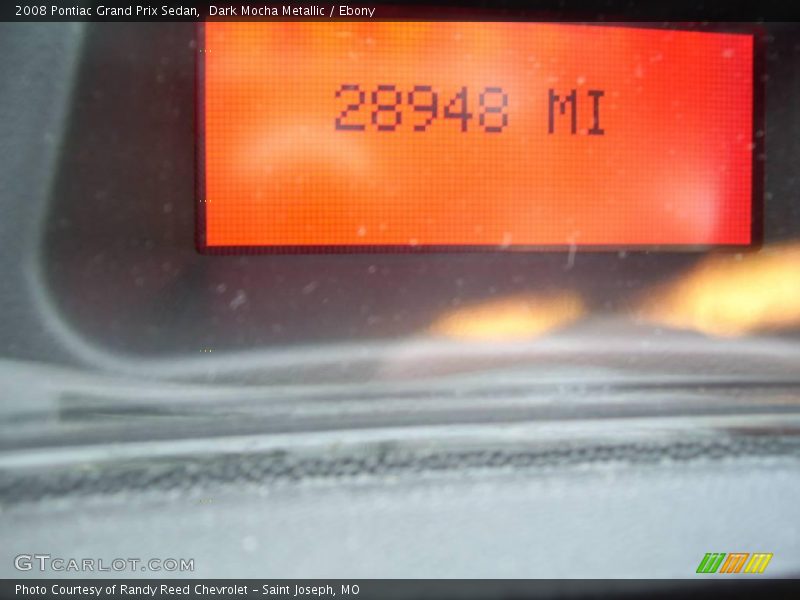 Dark Mocha Metallic / Ebony 2008 Pontiac Grand Prix Sedan