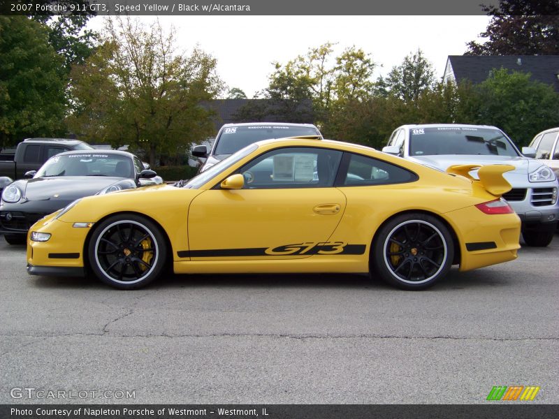 Speed Yellow / Black w/Alcantara 2007 Porsche 911 GT3
