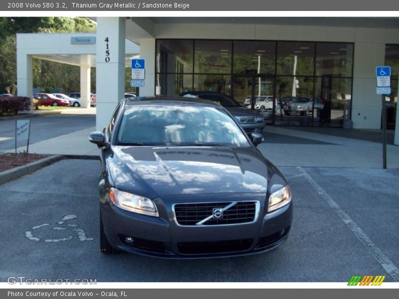 Titanium Gray Metallic / Sandstone Beige 2008 Volvo S80 3.2