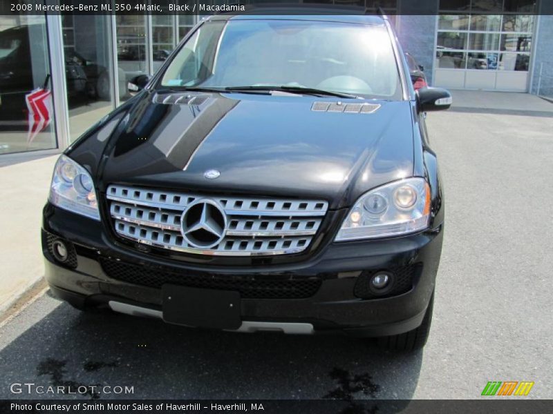 Black / Macadamia 2008 Mercedes-Benz ML 350 4Matic