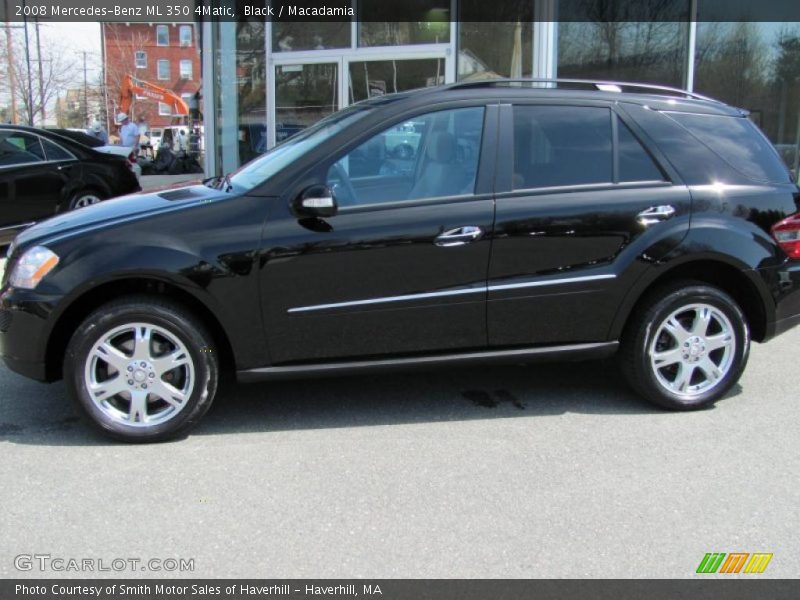 Black / Macadamia 2008 Mercedes-Benz ML 350 4Matic