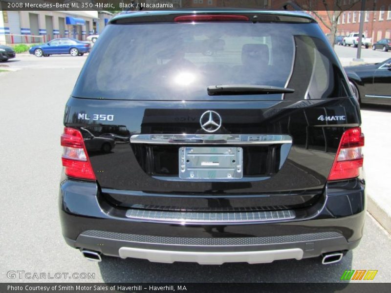 Black / Macadamia 2008 Mercedes-Benz ML 350 4Matic
