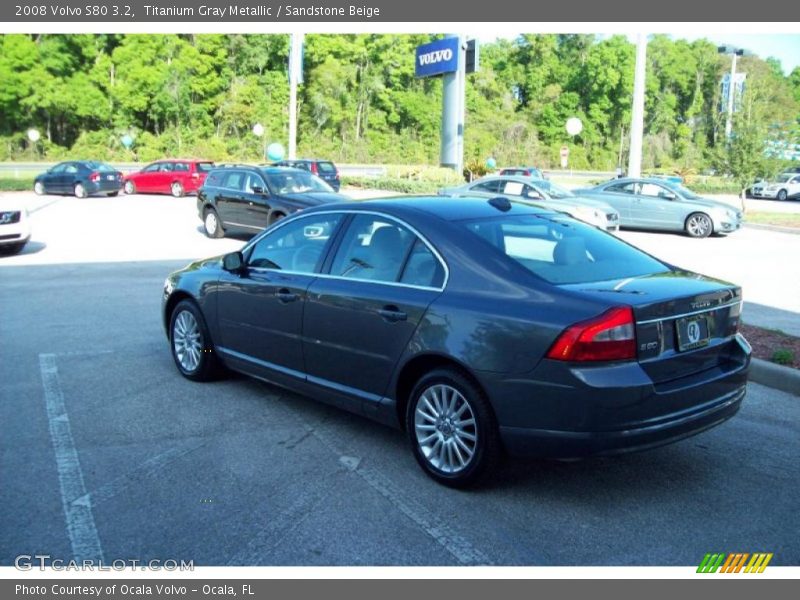 Titanium Gray Metallic / Sandstone Beige 2008 Volvo S80 3.2