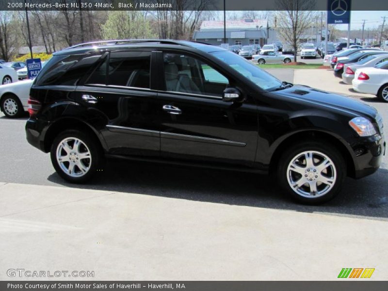 Black / Macadamia 2008 Mercedes-Benz ML 350 4Matic