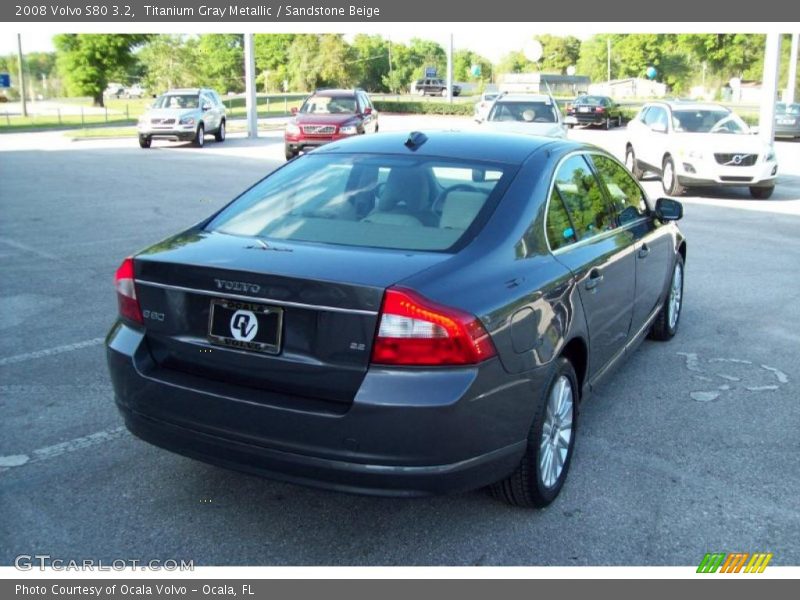 Titanium Gray Metallic / Sandstone Beige 2008 Volvo S80 3.2