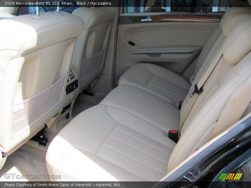 Black / Macadamia 2008 Mercedes-Benz ML 350 4Matic