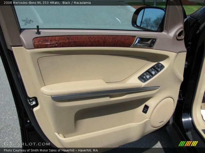 Black / Macadamia 2008 Mercedes-Benz ML 350 4Matic
