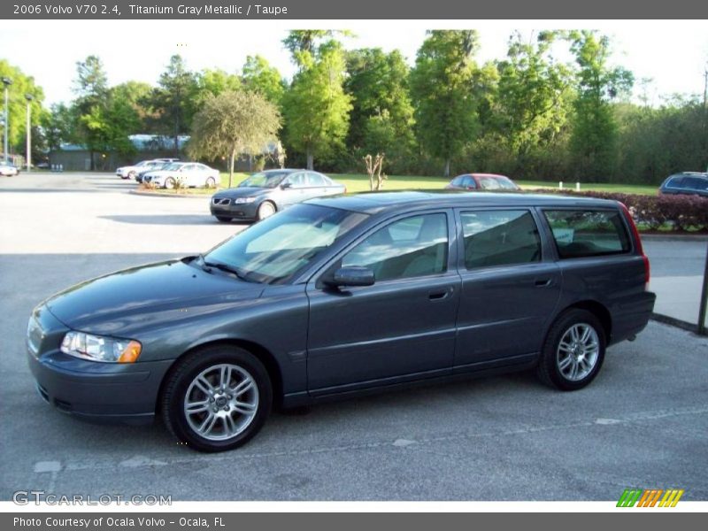 Titanium Gray Metallic / Taupe 2006 Volvo V70 2.4