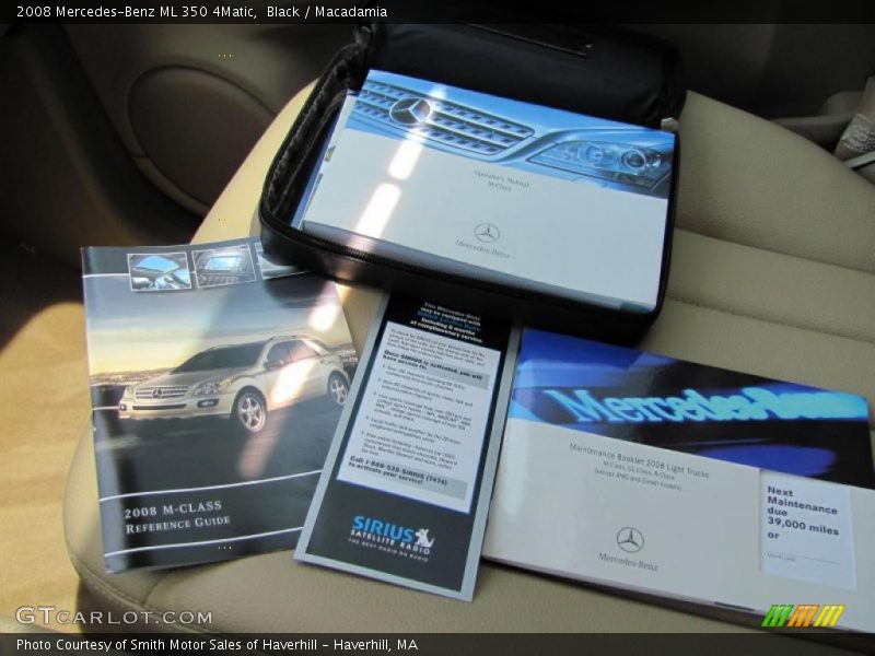 Black / Macadamia 2008 Mercedes-Benz ML 350 4Matic