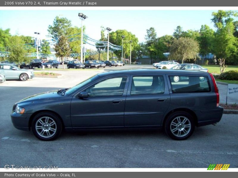 Titanium Gray Metallic / Taupe 2006 Volvo V70 2.4