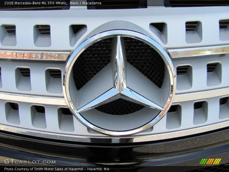 Black / Macadamia 2008 Mercedes-Benz ML 350 4Matic