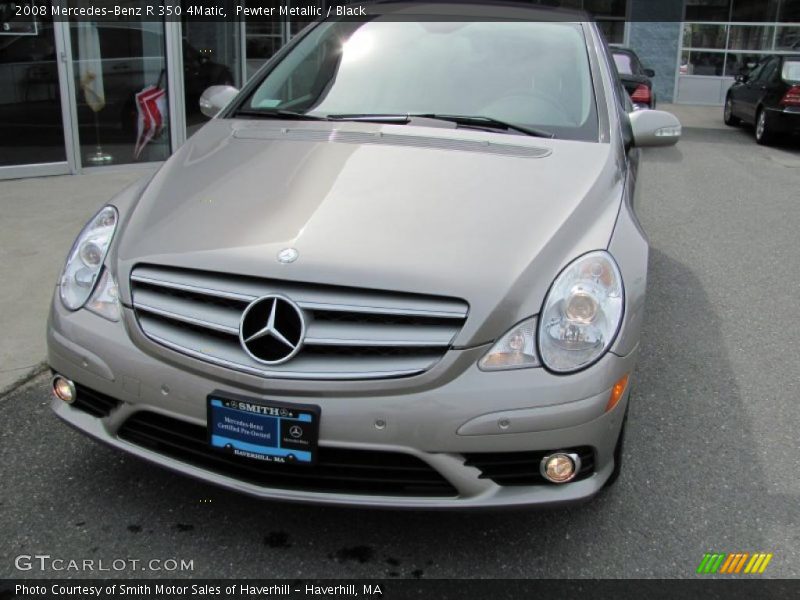Pewter Metallic / Black 2008 Mercedes-Benz R 350 4Matic