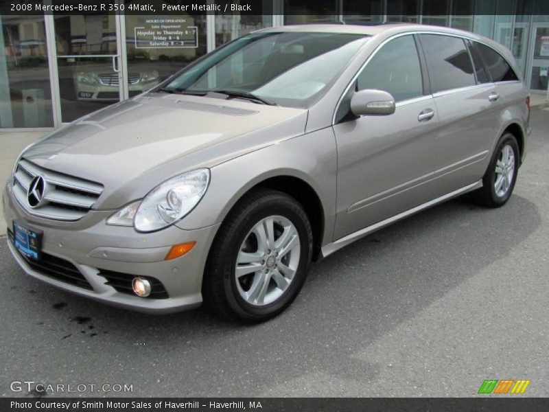 Pewter Metallic / Black 2008 Mercedes-Benz R 350 4Matic