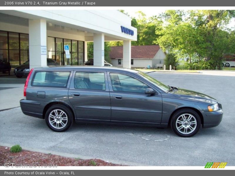 Titanium Gray Metallic / Taupe 2006 Volvo V70 2.4