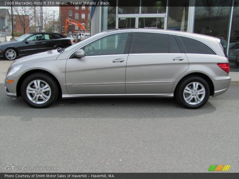 Pewter Metallic / Black 2008 Mercedes-Benz R 350 4Matic