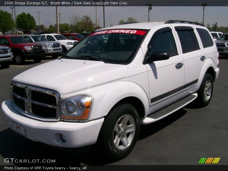 Bright White / Dark Slate Gray/Light Slate Gray 2006 Dodge Durango SLT