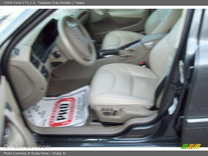 Titanium Gray Metallic / Taupe 2006 Volvo V70 2.4