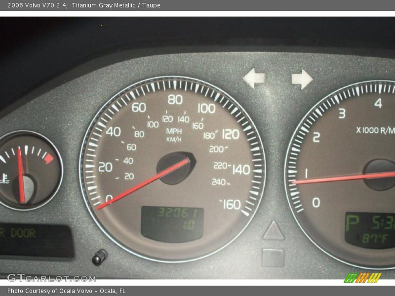 Titanium Gray Metallic / Taupe 2006 Volvo V70 2.4