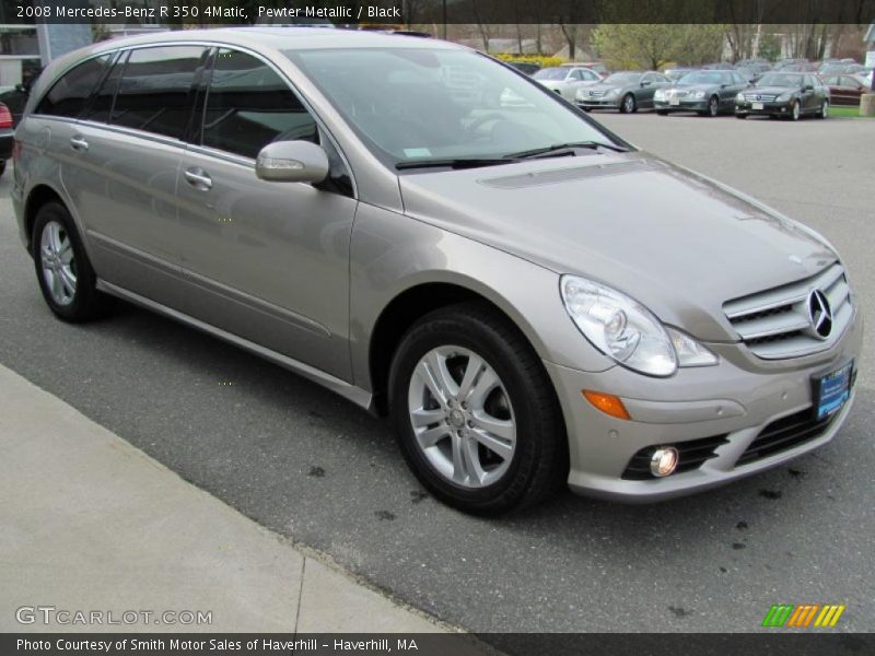 Pewter Metallic / Black 2008 Mercedes-Benz R 350 4Matic