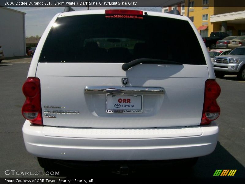 Bright White / Dark Slate Gray/Light Slate Gray 2006 Dodge Durango SLT
