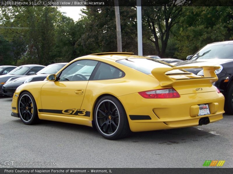 Speed Yellow / Black w/Alcantara 2007 Porsche 911 GT3