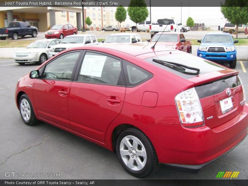 Barcelona Red Metallic / Dark Gray 2007 Toyota Prius Hybrid