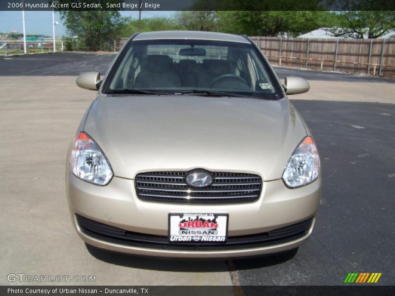 Sand Beige / Beige 2006 Hyundai Accent GLS Sedan