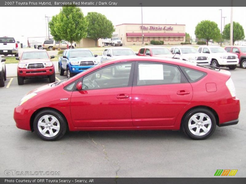 Barcelona Red Metallic / Dark Gray 2007 Toyota Prius Hybrid