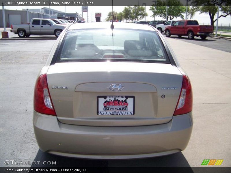 Sand Beige / Beige 2006 Hyundai Accent GLS Sedan