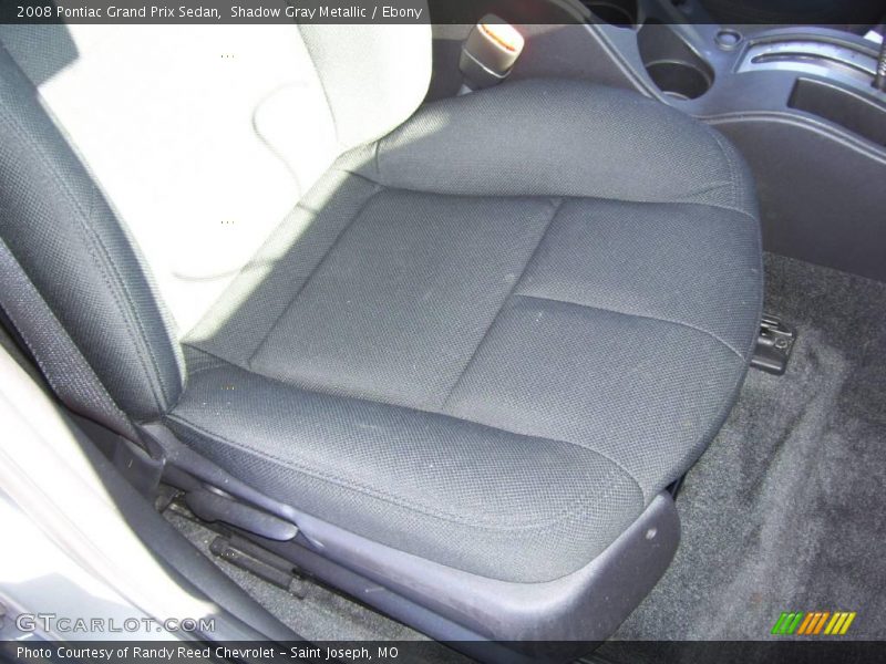 Shadow Gray Metallic / Ebony 2008 Pontiac Grand Prix Sedan