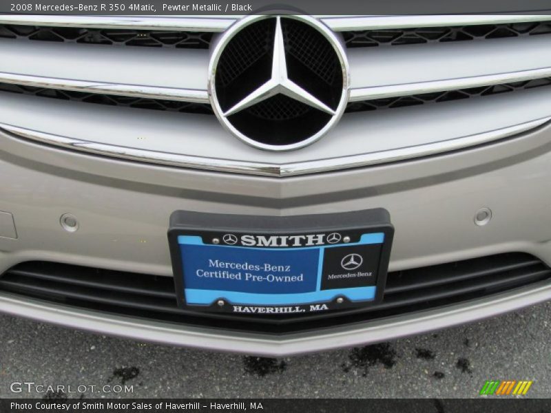 Pewter Metallic / Black 2008 Mercedes-Benz R 350 4Matic