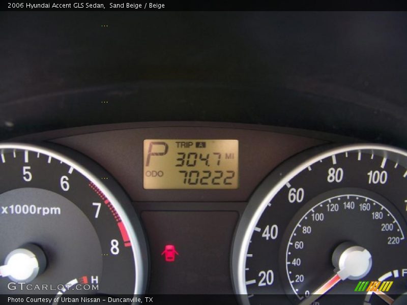 Sand Beige / Beige 2006 Hyundai Accent GLS Sedan