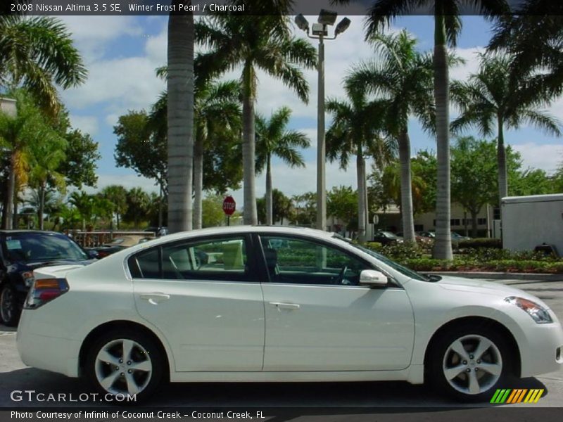 Winter Frost Pearl / Charcoal 2008 Nissan Altima 3.5 SE