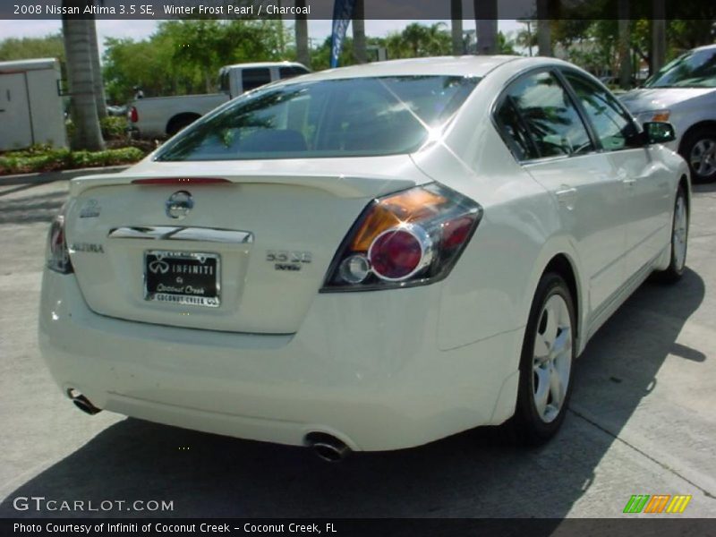 Winter Frost Pearl / Charcoal 2008 Nissan Altima 3.5 SE