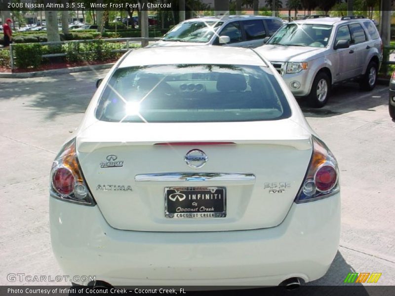 Winter Frost Pearl / Charcoal 2008 Nissan Altima 3.5 SE