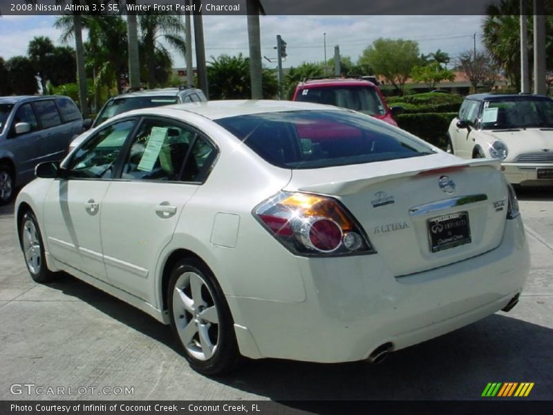 Winter Frost Pearl / Charcoal 2008 Nissan Altima 3.5 SE