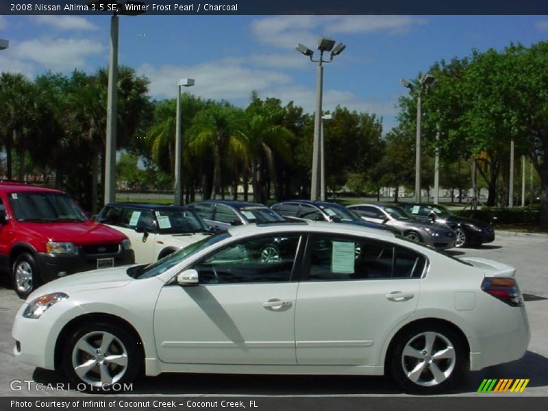 Winter Frost Pearl / Charcoal 2008 Nissan Altima 3.5 SE