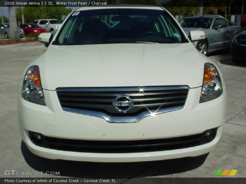 Winter Frost Pearl / Charcoal 2008 Nissan Altima 3.5 SE