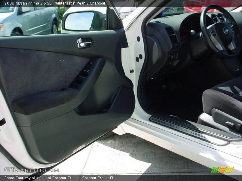 Winter Frost Pearl / Charcoal 2008 Nissan Altima 3.5 SE