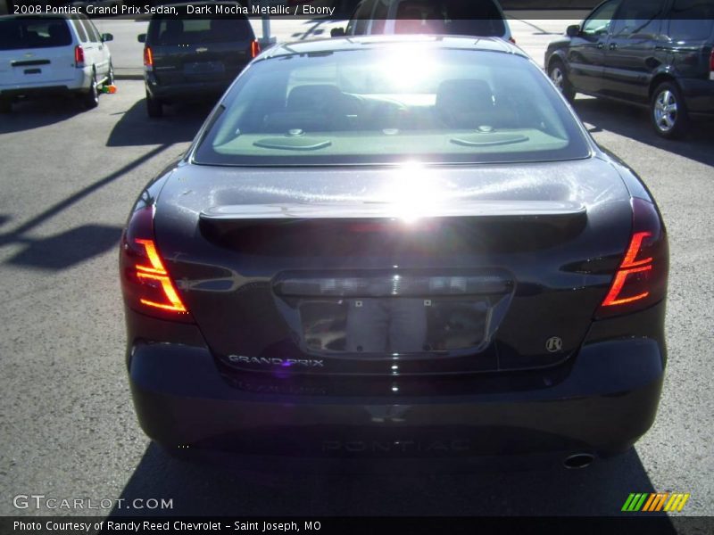 Dark Mocha Metallic / Ebony 2008 Pontiac Grand Prix Sedan