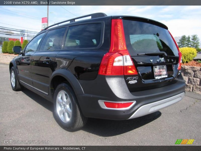 Black / Sandstone Beige 2008 Volvo XC70 AWD
