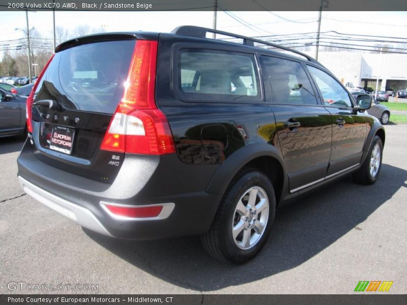 Black / Sandstone Beige 2008 Volvo XC70 AWD
