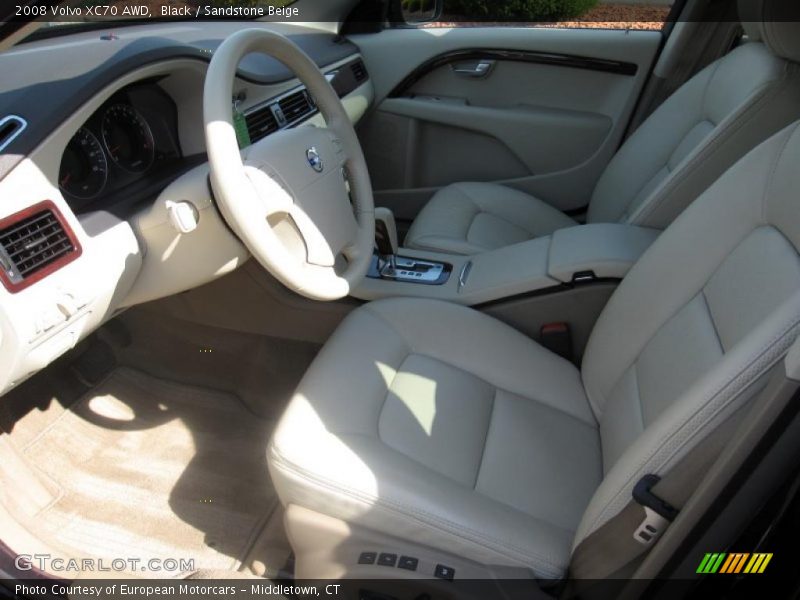 Black / Sandstone Beige 2008 Volvo XC70 AWD