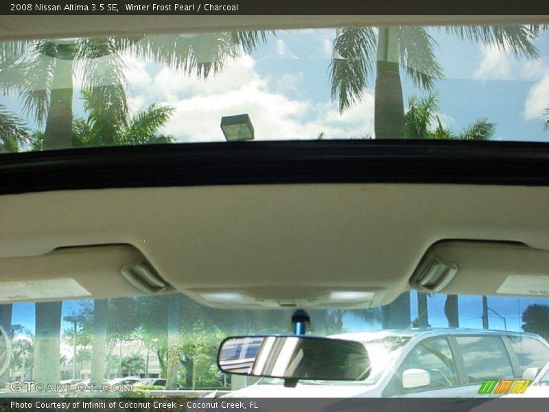 Winter Frost Pearl / Charcoal 2008 Nissan Altima 3.5 SE