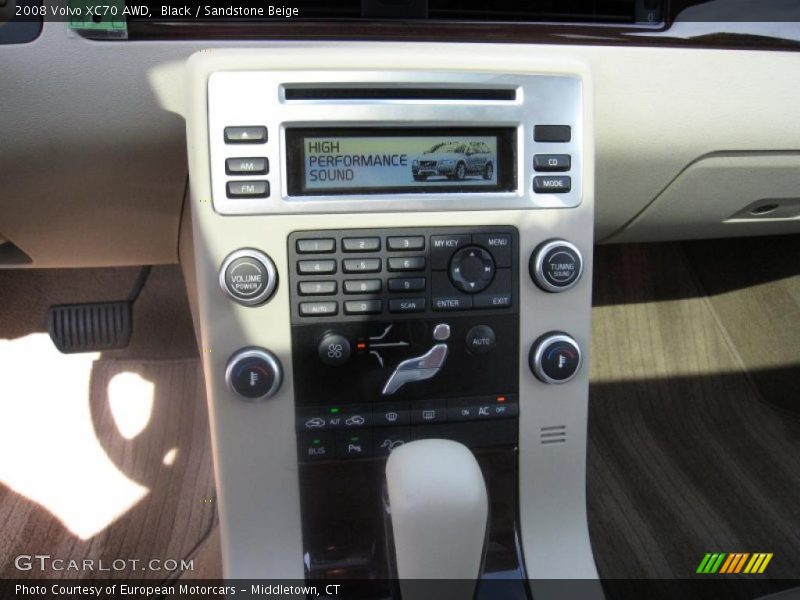 Black / Sandstone Beige 2008 Volvo XC70 AWD