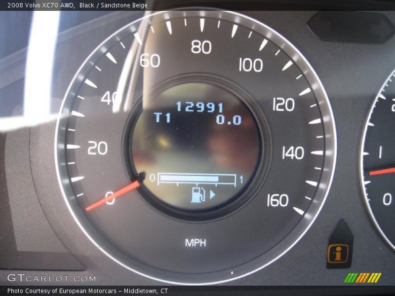 Black / Sandstone Beige 2008 Volvo XC70 AWD